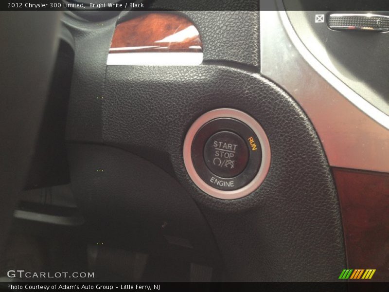 Bright White / Black 2012 Chrysler 300 Limited