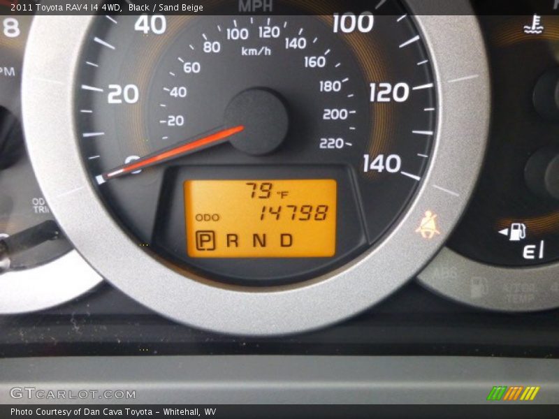 Black / Sand Beige 2011 Toyota RAV4 I4 4WD