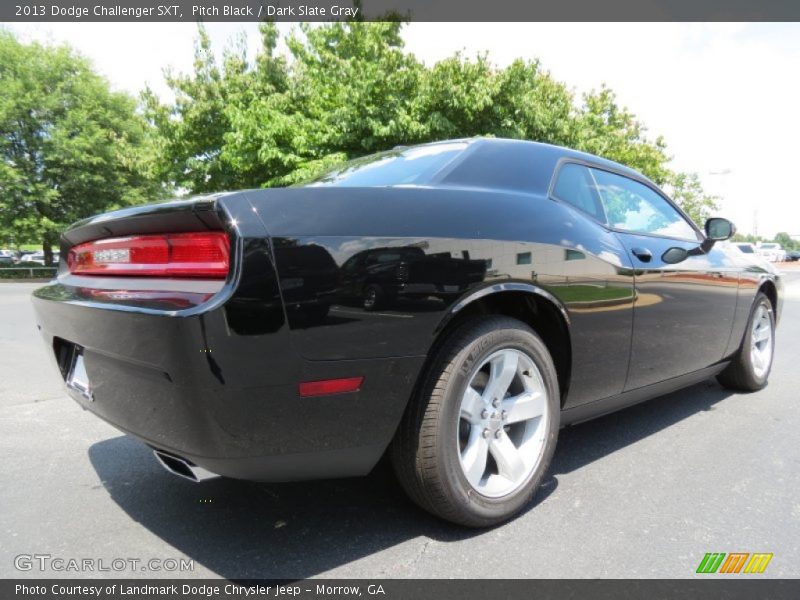 Pitch Black / Dark Slate Gray 2013 Dodge Challenger SXT