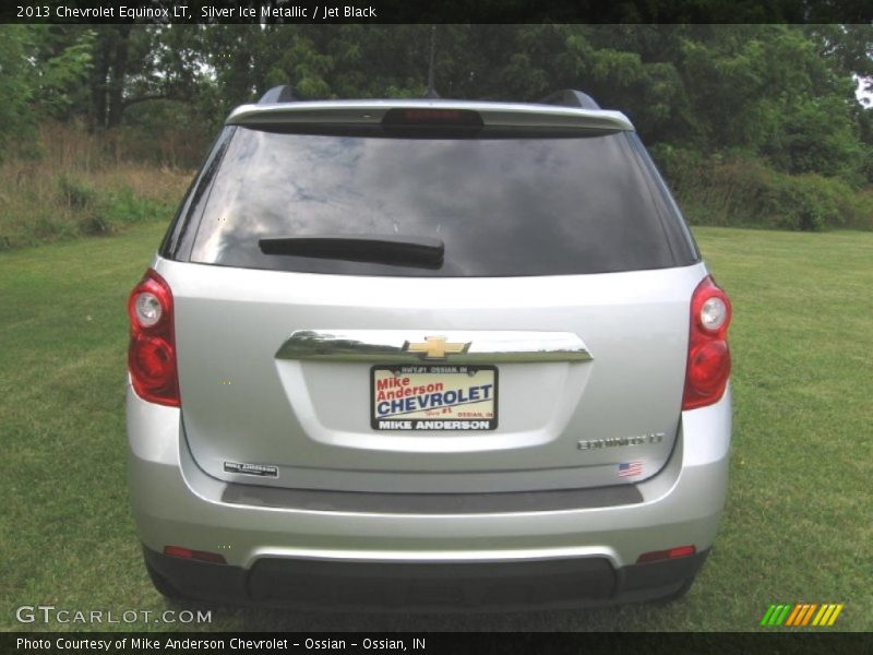 Silver Ice Metallic / Jet Black 2013 Chevrolet Equinox LT