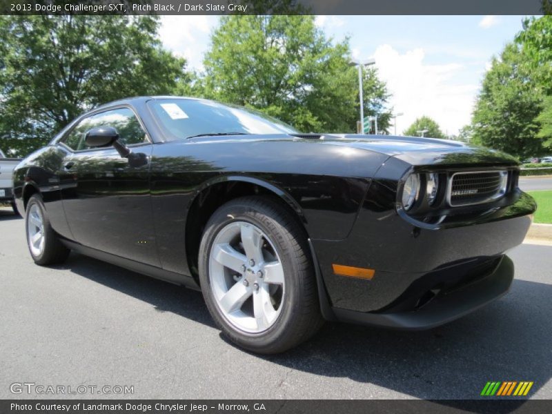 Pitch Black / Dark Slate Gray 2013 Dodge Challenger SXT