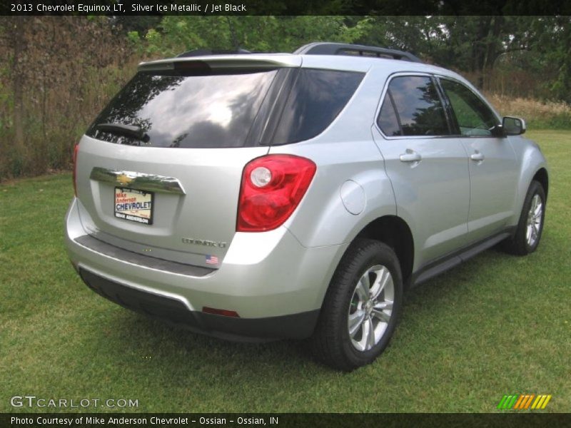 Silver Ice Metallic / Jet Black 2013 Chevrolet Equinox LT