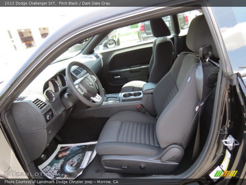 Pitch Black / Dark Slate Gray 2013 Dodge Challenger SXT