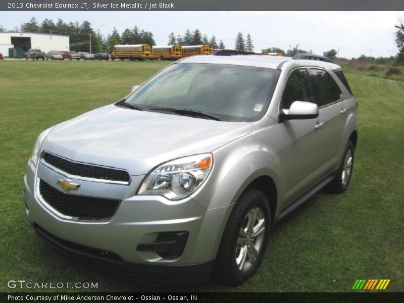 Silver Ice Metallic / Jet Black 2013 Chevrolet Equinox LT