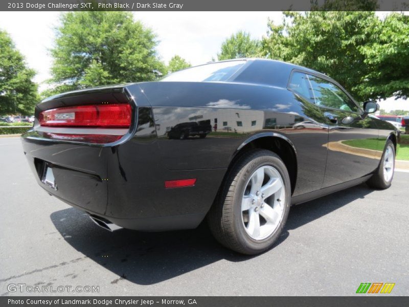 Pitch Black / Dark Slate Gray 2013 Dodge Challenger SXT