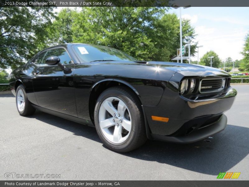 Pitch Black / Dark Slate Gray 2013 Dodge Challenger SXT