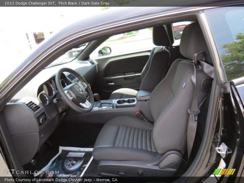 Pitch Black / Dark Slate Gray 2013 Dodge Challenger SXT