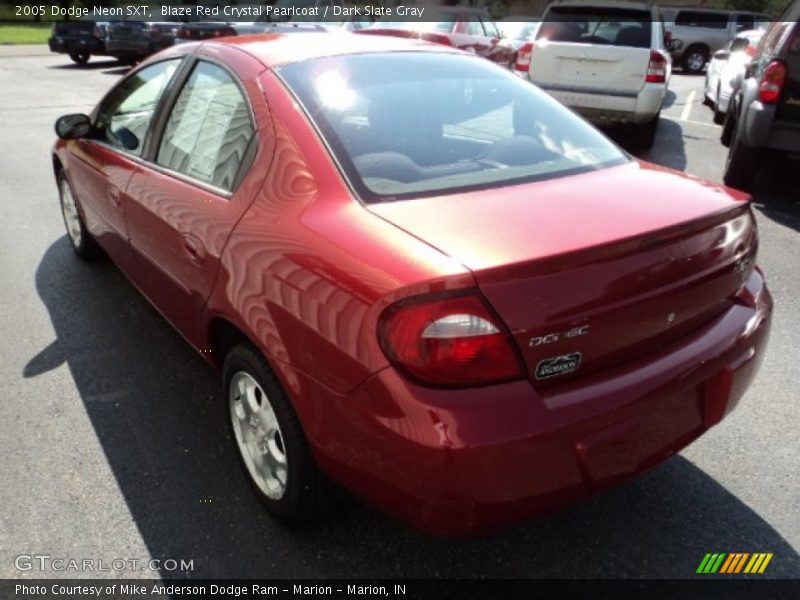 Blaze Red Crystal Pearlcoat / Dark Slate Gray 2005 Dodge Neon SXT