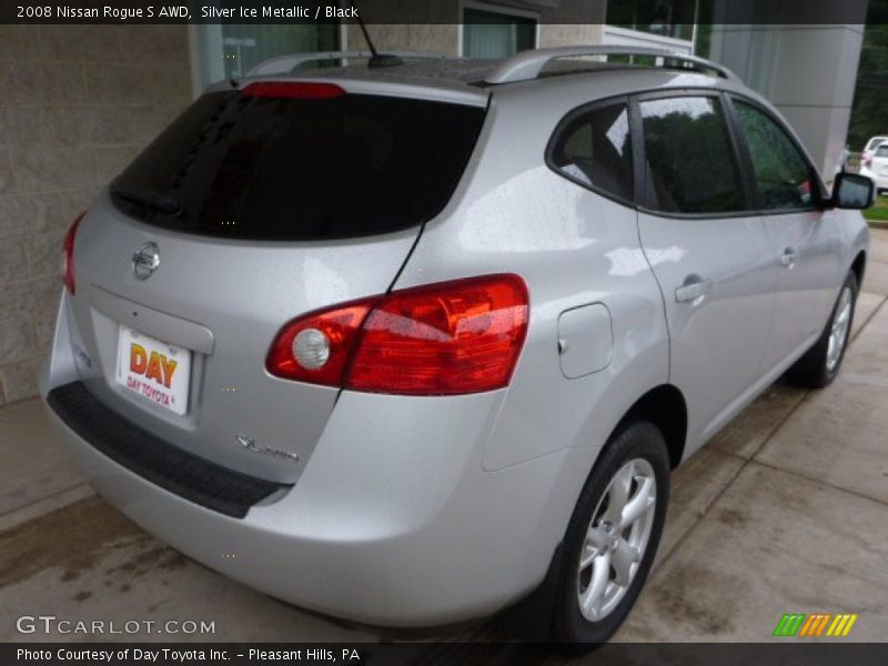 Silver Ice Metallic / Black 2008 Nissan Rogue S AWD