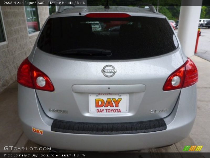 Silver Ice Metallic / Black 2008 Nissan Rogue S AWD