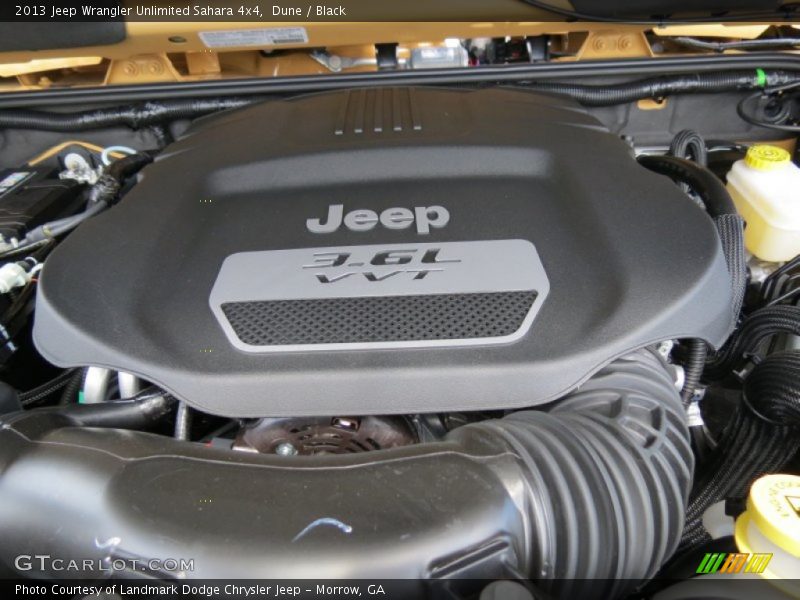  2013 Wrangler Unlimited Sahara 4x4 Engine - 3.6 Liter DOHC 24-Valve VVT Pentastar V6