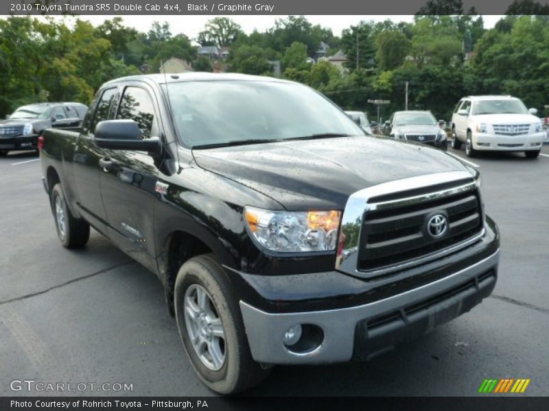 Black / Graphite Gray 2010 Toyota Tundra SR5 Double Cab 4x4