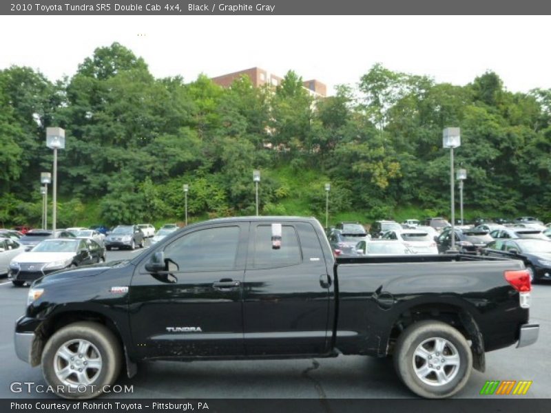 Black / Graphite Gray 2010 Toyota Tundra SR5 Double Cab 4x4