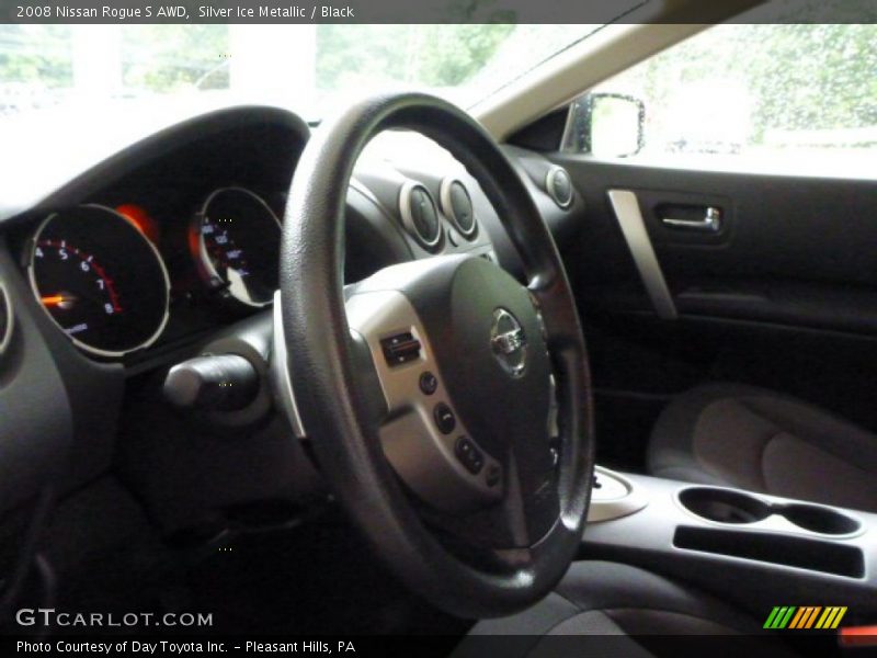 Silver Ice Metallic / Black 2008 Nissan Rogue S AWD