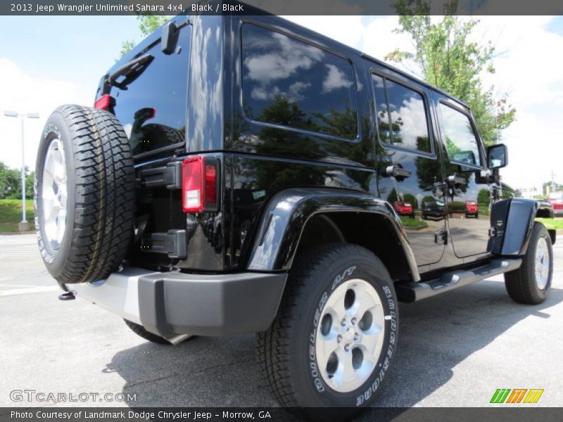 Black / Black 2013 Jeep Wrangler Unlimited Sahara 4x4