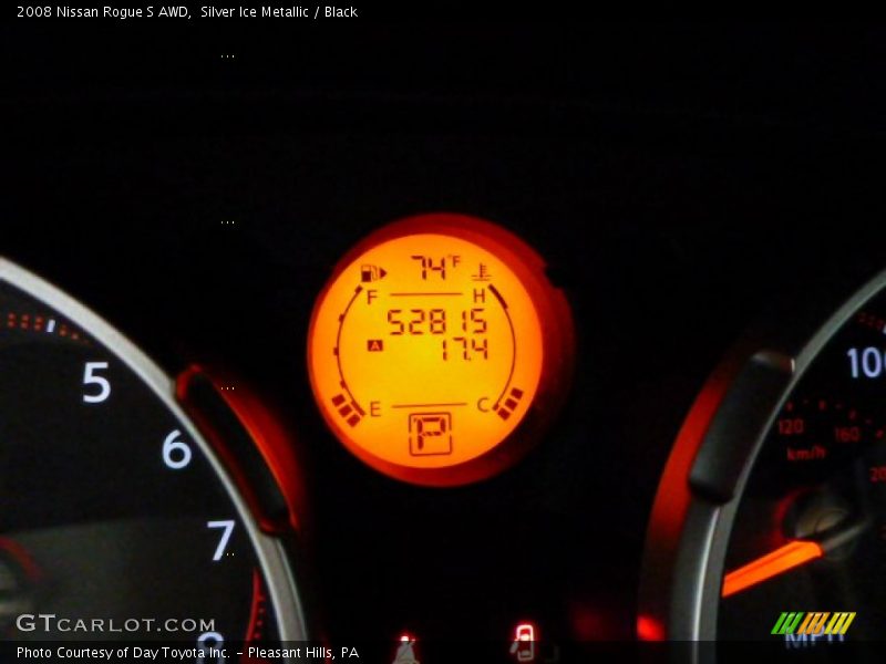 Silver Ice Metallic / Black 2008 Nissan Rogue S AWD