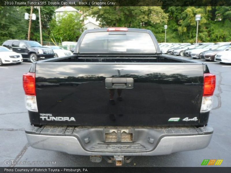 Black / Graphite Gray 2010 Toyota Tundra SR5 Double Cab 4x4