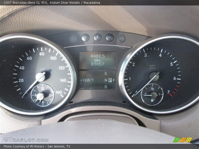 Iridium Silver Metallic / Macadamia 2007 Mercedes-Benz GL 450