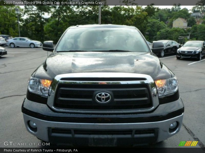 Black / Graphite Gray 2010 Toyota Tundra SR5 Double Cab 4x4