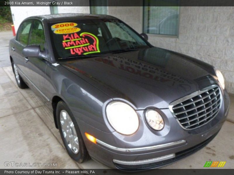 Midnight Gray / Black 2008 Kia Amanti