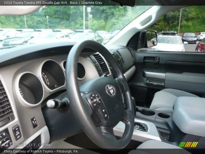 Black / Graphite Gray 2010 Toyota Tundra SR5 Double Cab 4x4