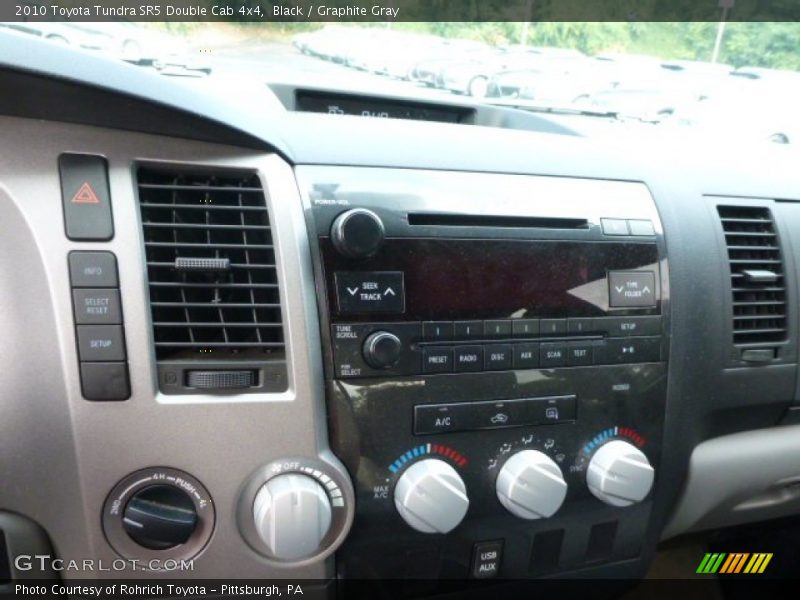 Black / Graphite Gray 2010 Toyota Tundra SR5 Double Cab 4x4