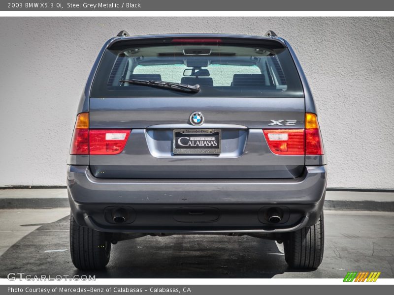 Steel Grey Metallic / Black 2003 BMW X5 3.0i