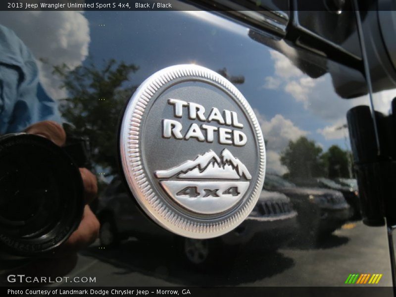 Black / Black 2013 Jeep Wrangler Unlimited Sport S 4x4