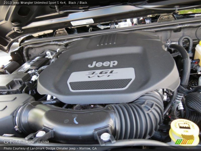 Black / Black 2013 Jeep Wrangler Unlimited Sport S 4x4