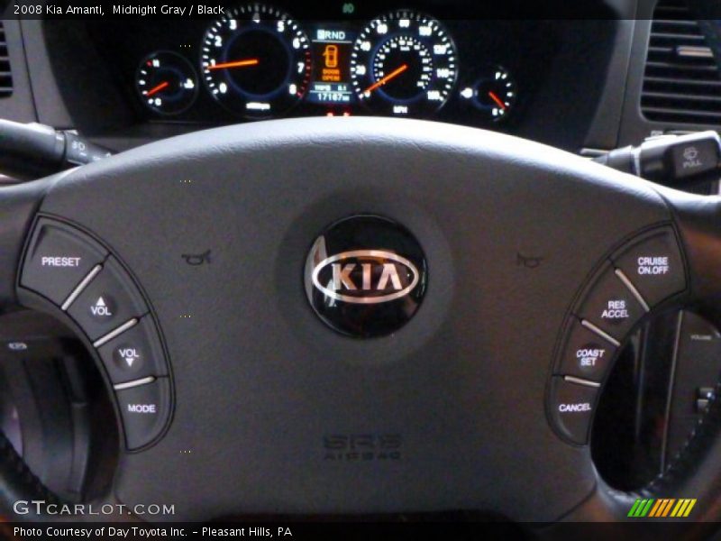 Midnight Gray / Black 2008 Kia Amanti