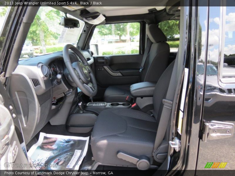 Black / Black 2013 Jeep Wrangler Unlimited Sport S 4x4