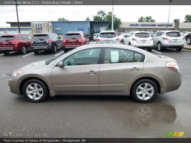 Pebble Beach Metallic / Blond 2008 Nissan Altima 2.5 S