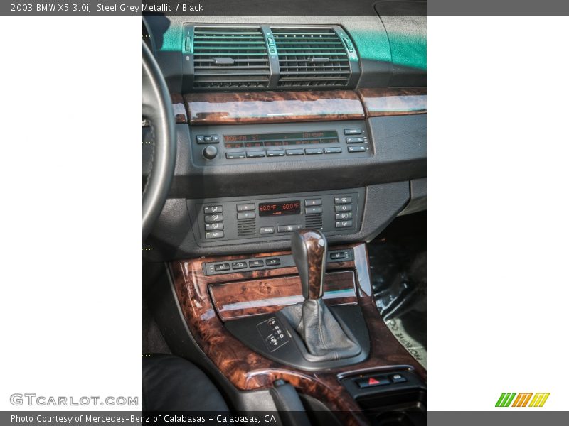 Steel Grey Metallic / Black 2003 BMW X5 3.0i