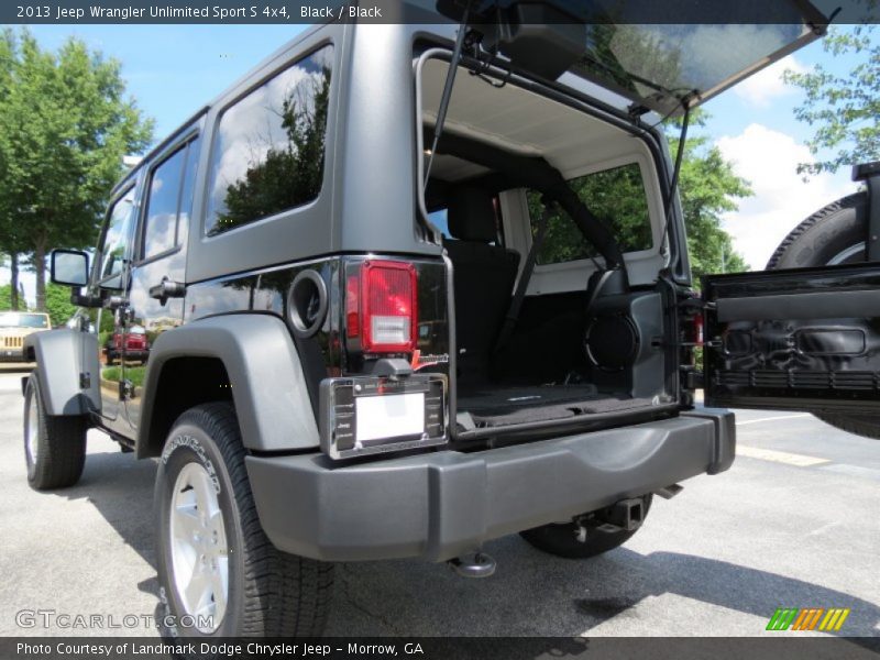 Black / Black 2013 Jeep Wrangler Unlimited Sport S 4x4