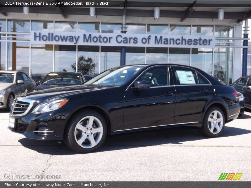 Black / Black 2014 Mercedes-Benz E 350 4Matic Sedan