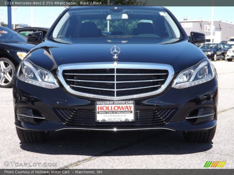 Black / Black 2014 Mercedes-Benz E 350 4Matic Sedan