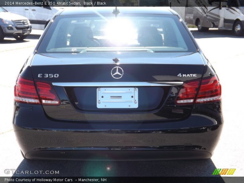 Black / Black 2014 Mercedes-Benz E 350 4Matic Sedan