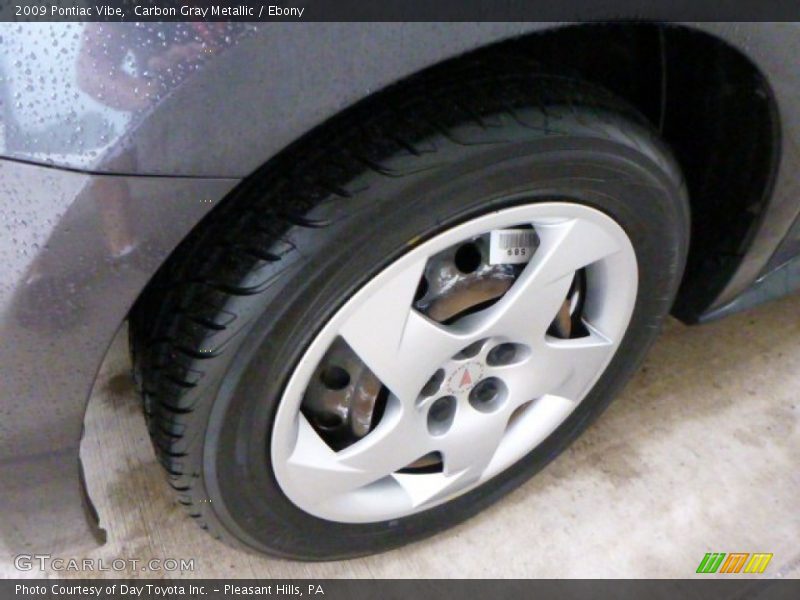 Carbon Gray Metallic / Ebony 2009 Pontiac Vibe