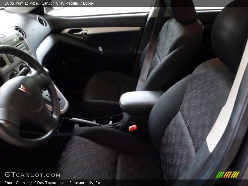 Carbon Gray Metallic / Ebony 2009 Pontiac Vibe