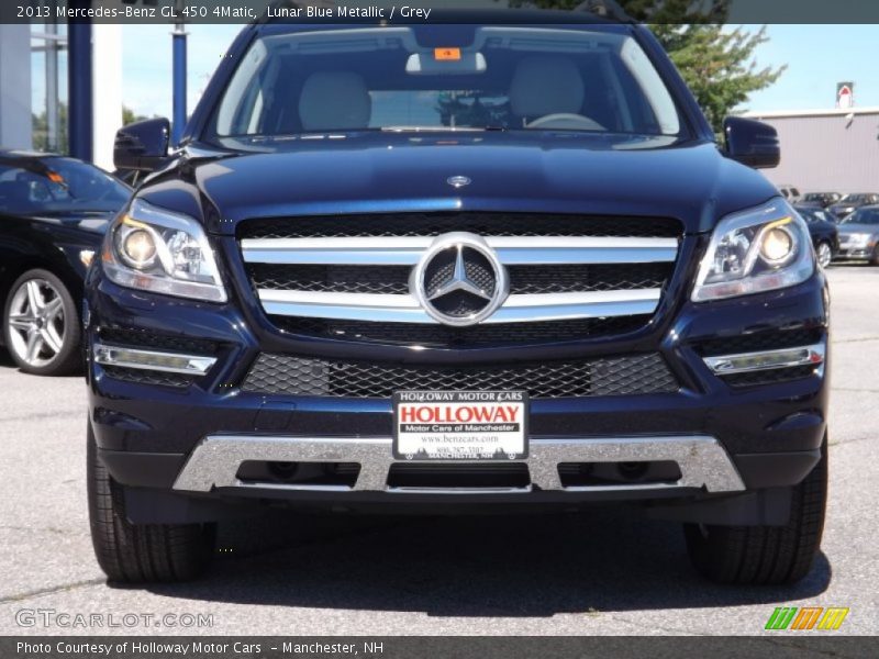 Lunar Blue Metallic / Grey 2013 Mercedes-Benz GL 450 4Matic