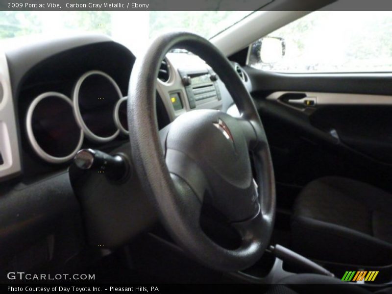 Carbon Gray Metallic / Ebony 2009 Pontiac Vibe