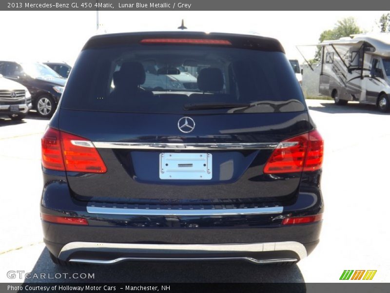 Lunar Blue Metallic / Grey 2013 Mercedes-Benz GL 450 4Matic