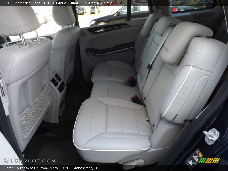 Lunar Blue Metallic / Grey 2013 Mercedes-Benz GL 450 4Matic