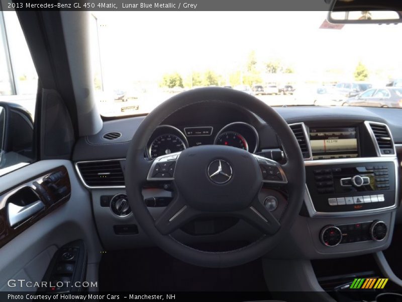 Lunar Blue Metallic / Grey 2013 Mercedes-Benz GL 450 4Matic