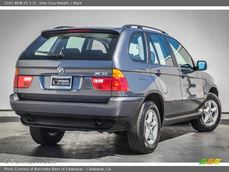 Steel Grey Metallic / Black 2003 BMW X5 3.0i