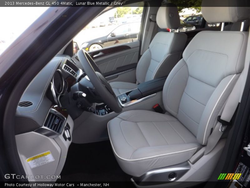 Lunar Blue Metallic / Grey 2013 Mercedes-Benz GL 450 4Matic