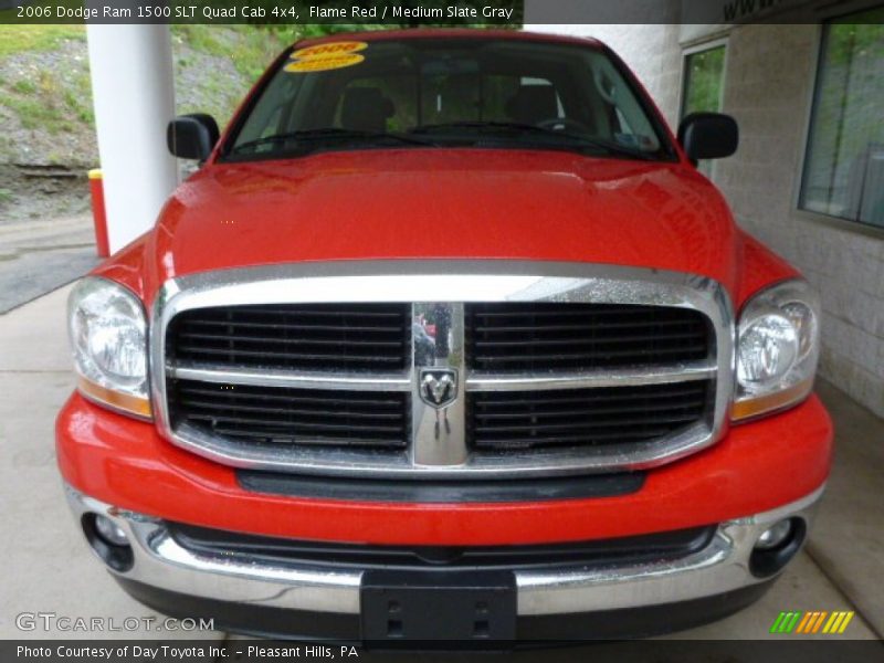 Flame Red / Medium Slate Gray 2006 Dodge Ram 1500 SLT Quad Cab 4x4