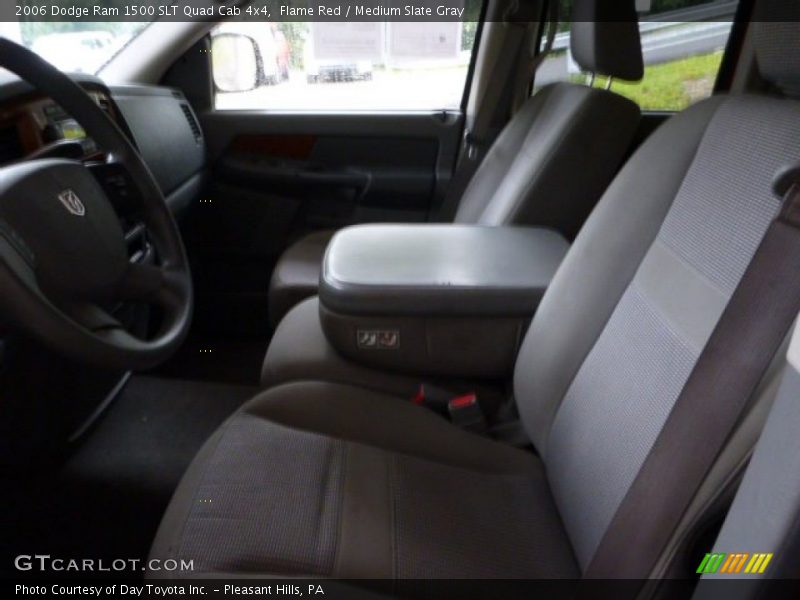 Flame Red / Medium Slate Gray 2006 Dodge Ram 1500 SLT Quad Cab 4x4
