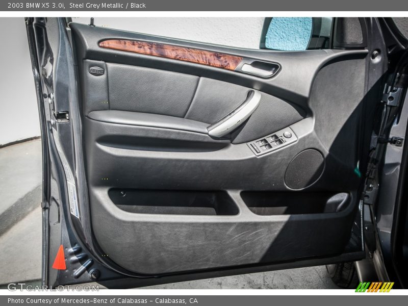 Steel Grey Metallic / Black 2003 BMW X5 3.0i