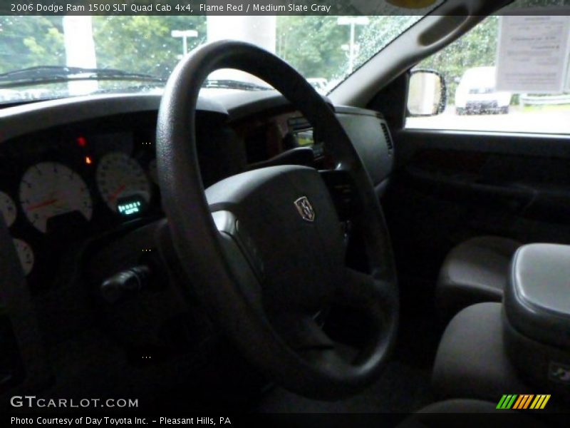 Flame Red / Medium Slate Gray 2006 Dodge Ram 1500 SLT Quad Cab 4x4